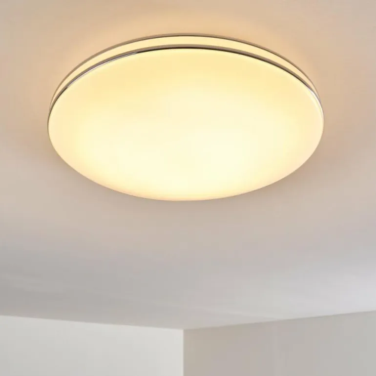 Plafonnier Genthin LED Blanc, 1 lumière