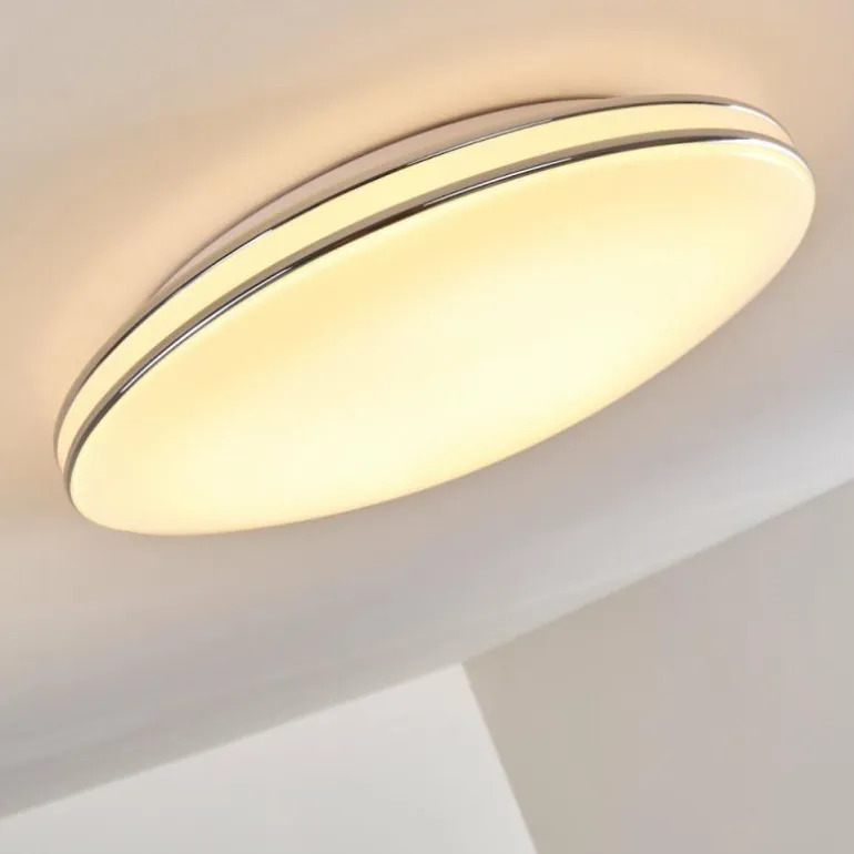 Plafonnier Genthin LED Blanc, 1 lumière