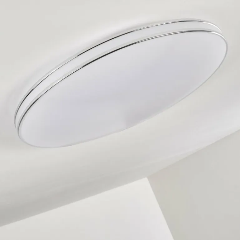Plafonnier Genthin LED Blanc, 1 lumière, Télécommandes