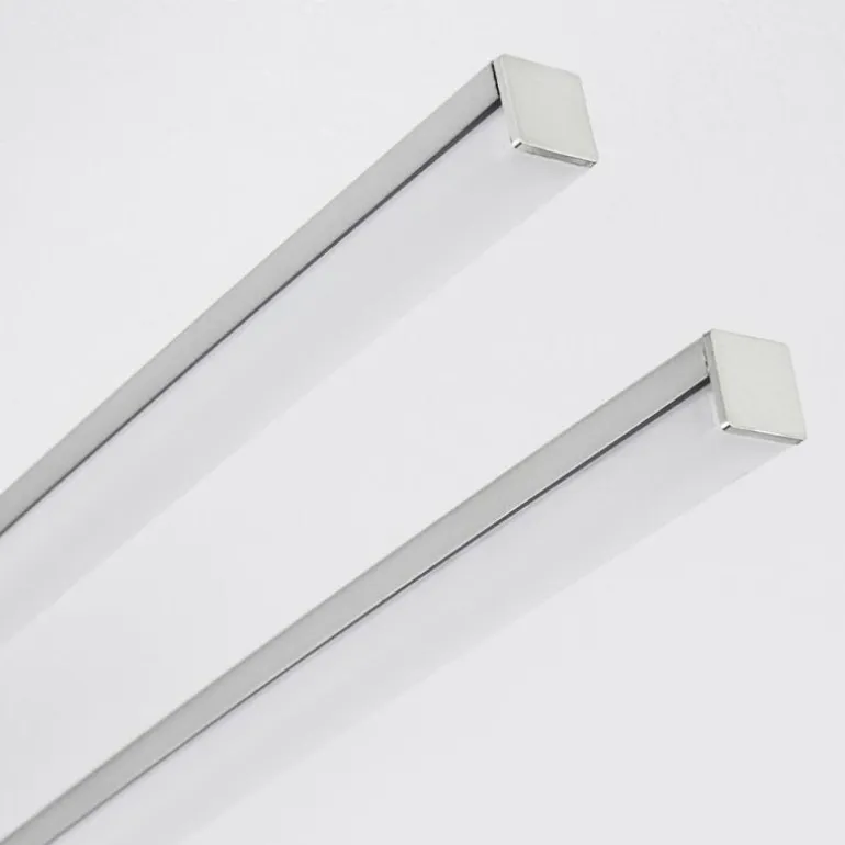 Plafonnier Georgina LED Chrome, 2 lumières