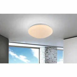 Plafonnier Globo Atreju I LED Blanc, 1 lumière, Télécommandes, Changeur de couleurs