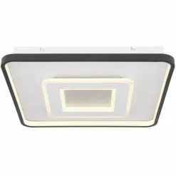 Plafonnier Globo BRIENNA LED Blanc, 1 lumière, Télécommandes