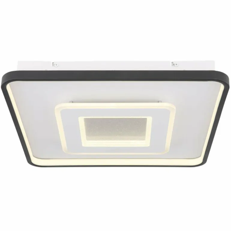 Plafonnier Globo BRIENNA LED Blanc, 1 lumière, Télécommandes