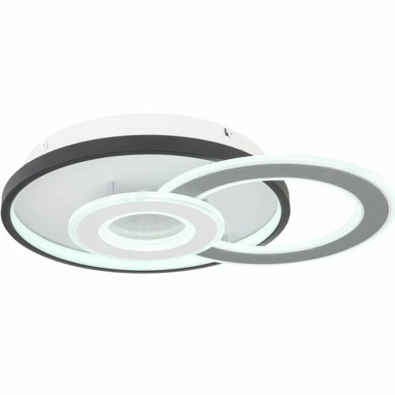 Plafonnier Globo BRIENNA LED Blanc, 1 lumière, Télécommandes