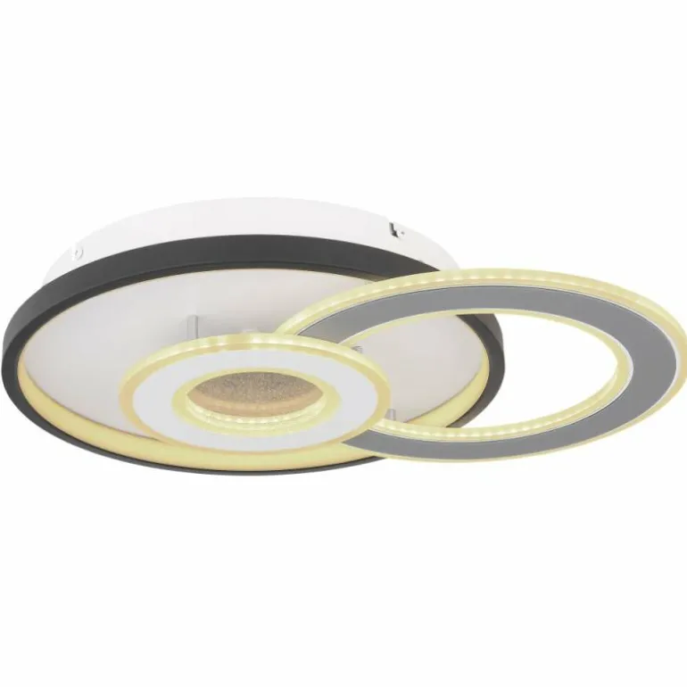 Plafonnier Globo BRIENNA LED Blanc, 1 lumière, Télécommandes