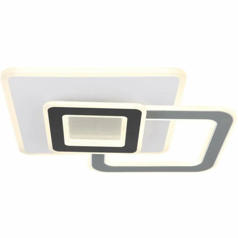 Plafonnier Globo BRIENNA LED Blanc, 1 lumière, Télécommandes