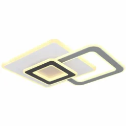 Plafonnier Globo BRIENNA LED Blanc, 1 lumière, Télécommandes
