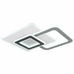 Plafonnier Globo BRIENNA LED Blanc, 1 lumière, Télécommandes