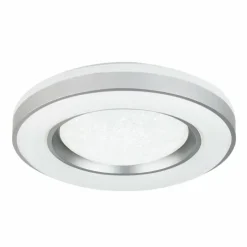 Plafonnier Globo COLLA LED Blanc, 1 lumière, Télécommandes, Changeur de couleurs