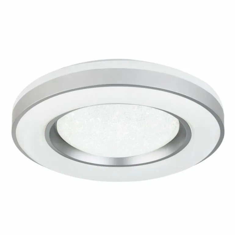 Plafonnier Globo COLLA LED Blanc, 1 lumière, Télécommandes, Changeur de couleurs