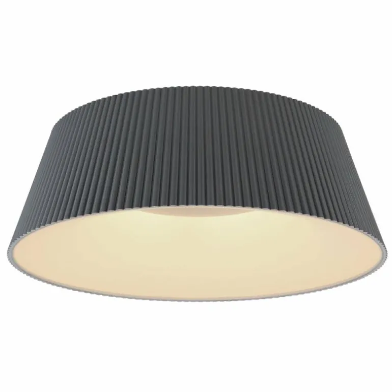 Plafonnier Globo CROTONE Anthracite, 1 lumière, Télécommandes