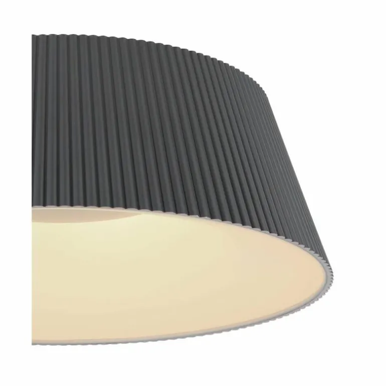 Plafonnier Globo CROTONE Anthracite, 1 lumière, Télécommandes