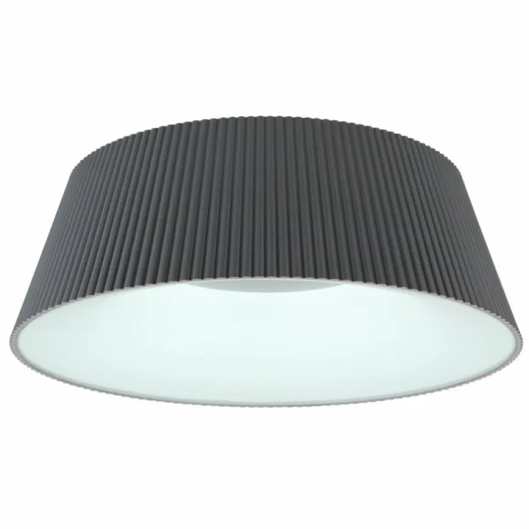 Plafonnier Globo CROTONE Anthracite, 1 lumière, Télécommandes