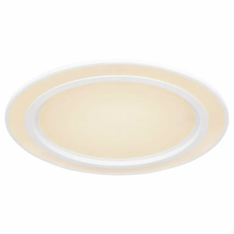 Plafonnier Globo DAHLA LED Blanc, 1 lumière, Changeur de couleurs