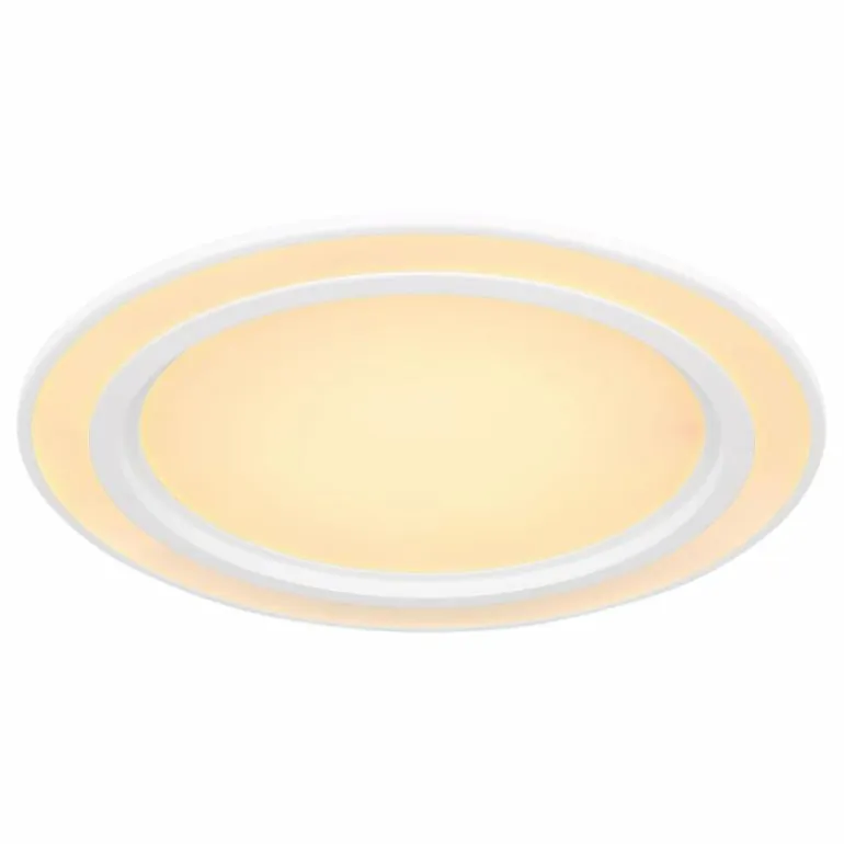 Plafonnier Globo DAHLA LED Blanc, 1 lumière, Changeur de couleurs