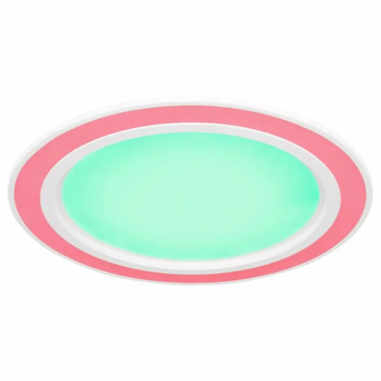 Plafonnier Globo DAHLA LED Blanc, 1 lumière, Changeur de couleurs