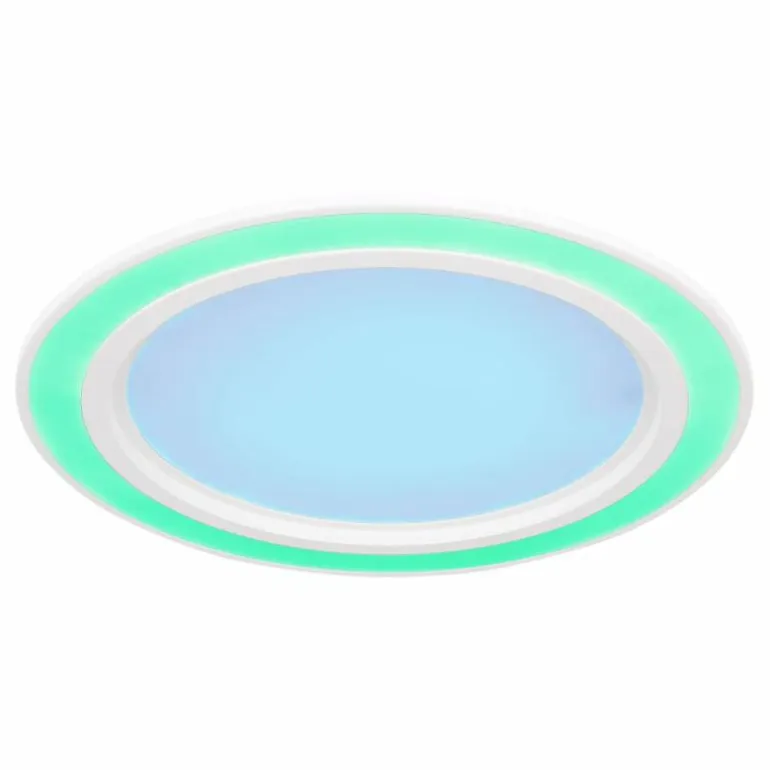 Plafonnier Globo DAHLA LED Blanc, 1 lumière, Changeur de couleurs
