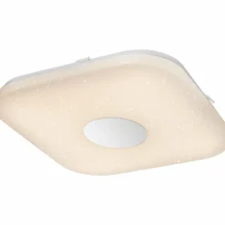 Plafonnier Globo FELION LED Blanc, 1 lumière, Télécommandes