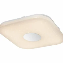 Plafonnier Globo FELION LED Blanc, 1 lumière, Télécommandes