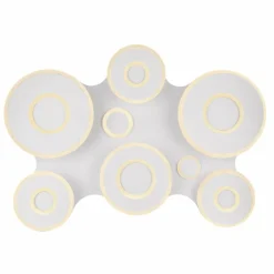 Plafonnier Globo FLAVETTO LED Blanc, 1 lumière, Télécommandes