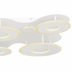 Plafonnier Globo FLAVETTO LED Blanc, 1 lumière, Télécommandes