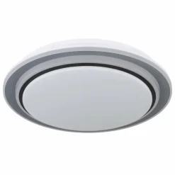 Plafonnier Globo FOPPA LED Blanc, 2 lumières, Télécommandes, Changeur de couleurs