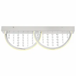 Plafonnier Globo GERT LED Blanc, 1 lumière, Changeur de couleurs