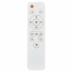 Plafonnier Globo INA Blanc, 2 lumières, Télécommandes, Changeur de couleurs