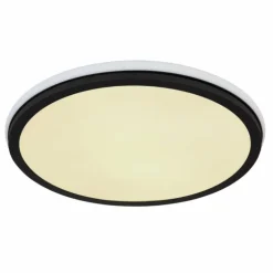 Plafonnier Globo JAXXI LED Noir, 2 lumières, Télécommandes, Changeur de couleurs