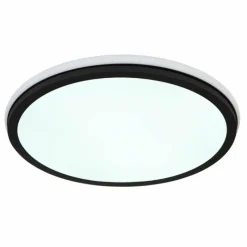 Plafonnier Globo JAXXI LED Noir, 2 lumières, Télécommandes, Changeur de couleurs