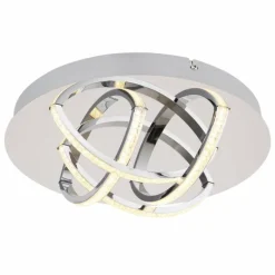 Plafonnier Globo KEANA LED Chrome, 1 lumière