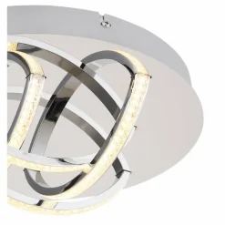 Plafonnier Globo KEANA LED Chrome, 1 lumière