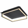 Plafonnier Globo KERASIA LED Noir, 1 lumière