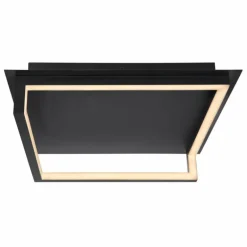 Plafonnier Globo KERASIA LED Noir, 1 lumière