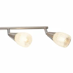 Plafonnier Globo KRISTALL Nickel mat, 4 lumières
