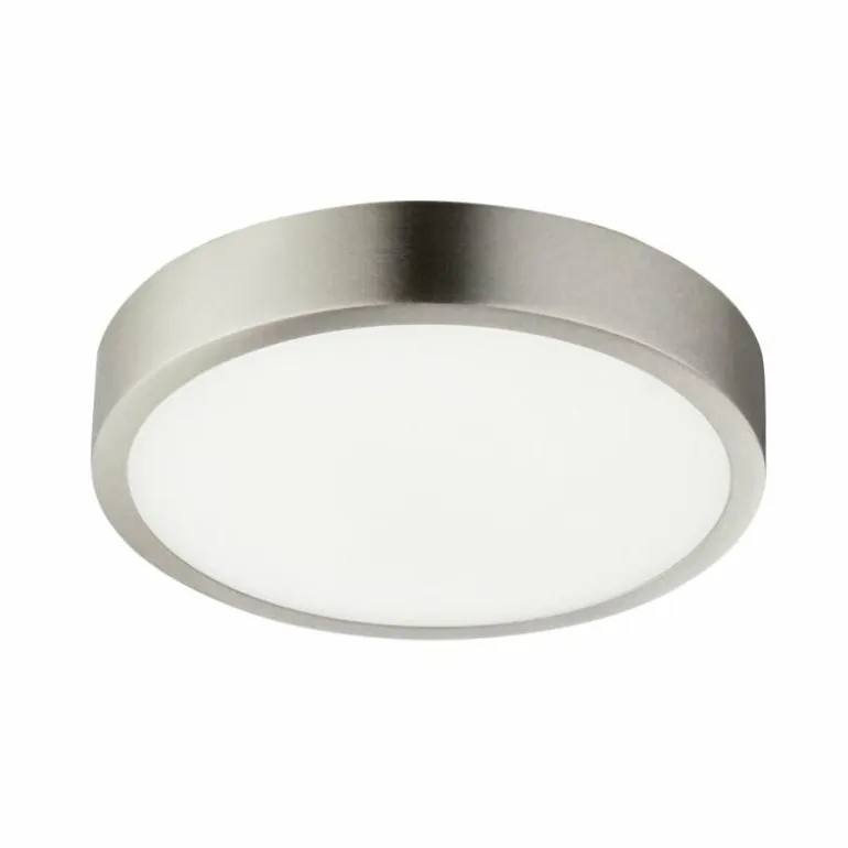Plafonnier Globo KRULL LED Nickel mat, 1 lumière