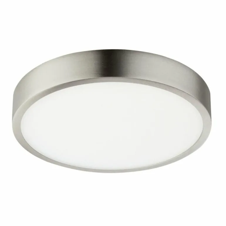 Plafonnier Globo KRULL LED Nickel mat, 1 lumière