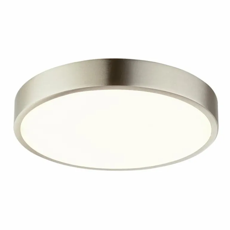 Plafonnier Globo KRULL LED Nickel mat, 1 lumière