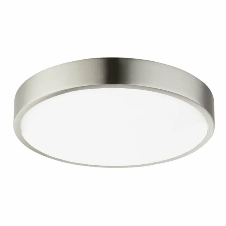 Plafonnier Globo KRULL LED Nickel mat, 1 lumière