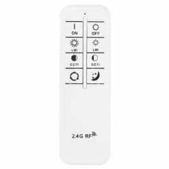 Plafonnier Globo KURIO LED Noir, 1 lumière, Télécommandes