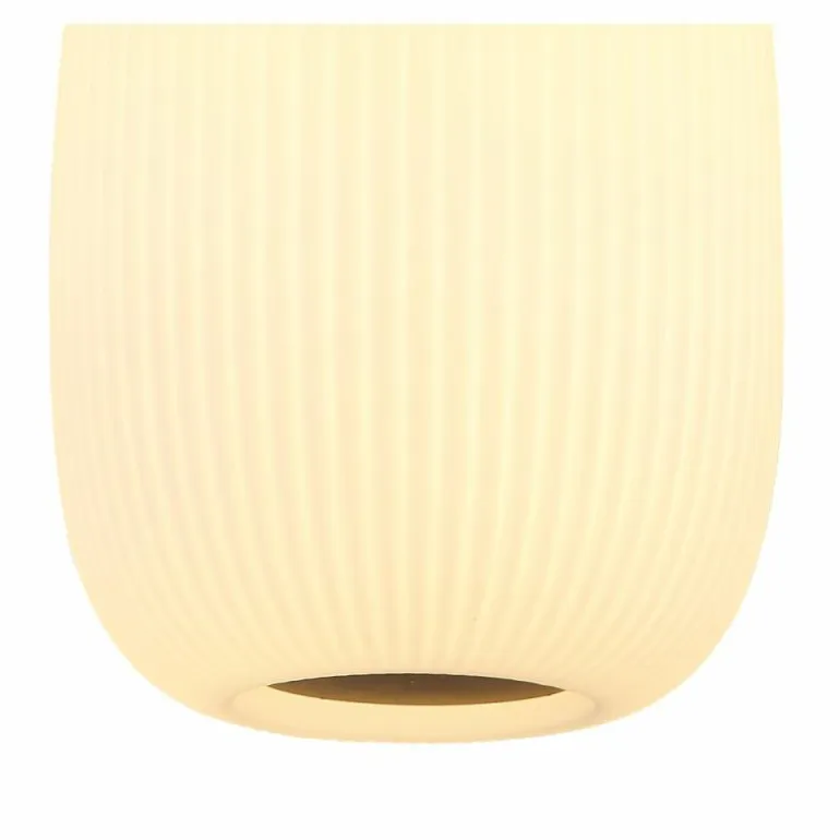Plafonnier Globo LED Anthracite, Nickel mat, 1 lumière
