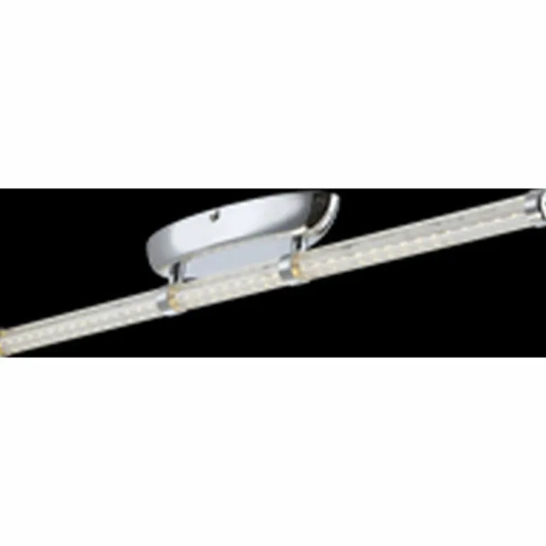 Plafonnier Globo LED Chrome, 1 lumière
