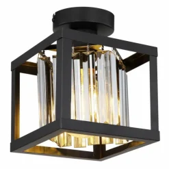 Plafonnier Globo MATHILDE Noir, 1 lumière