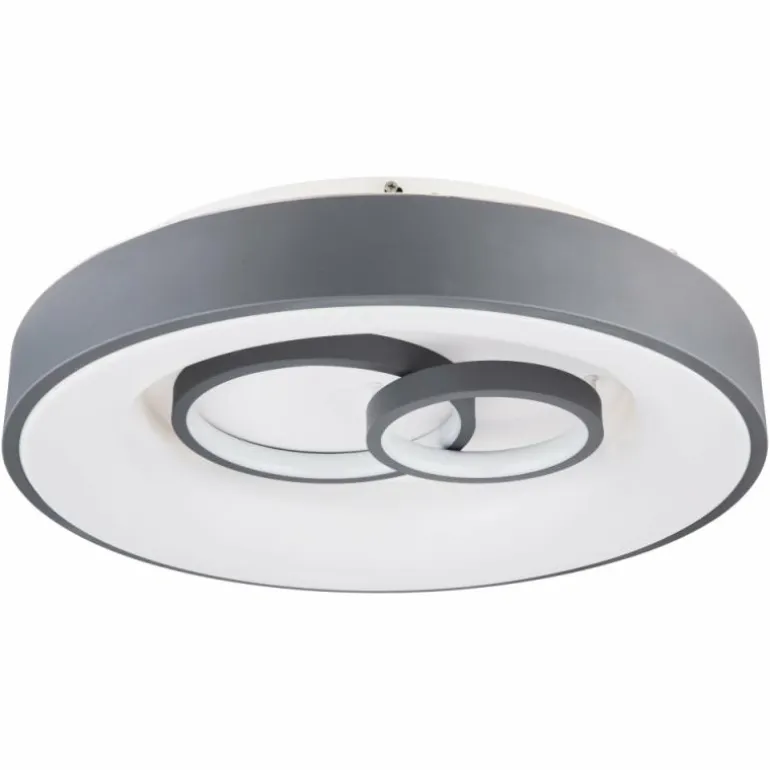 Plafonnier Globo MAVY LED Gris, 1 lumière