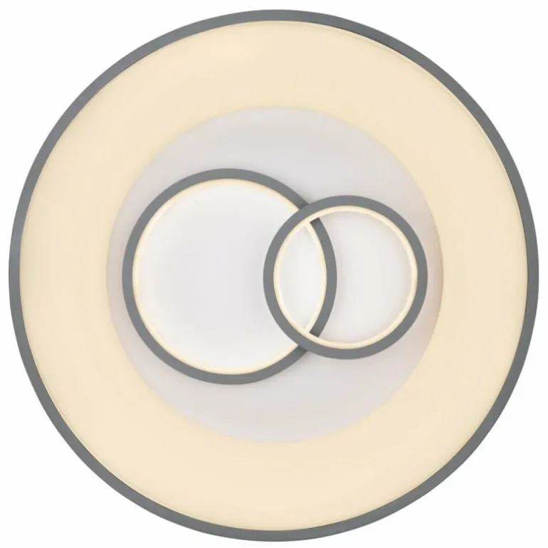 Plafonnier Globo MAVY LED Gris, 1 lumière