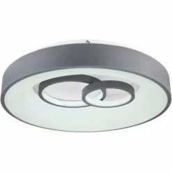 Plafonnier Globo MAVY LED Gris, 1 lumière