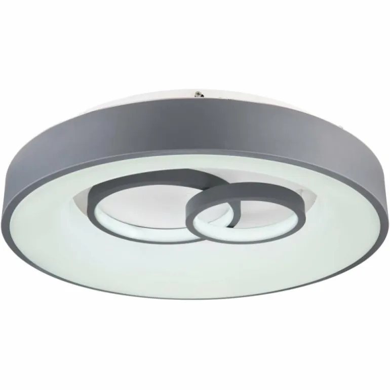 Plafonnier Globo MAVY LED Gris, 1 lumière