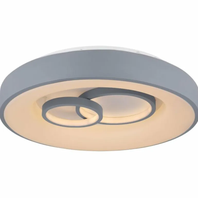 Plafonnier Globo MAVY LED Gris, 1 lumière