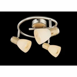 Plafonnier Globo Nickel mat, 3 lumières