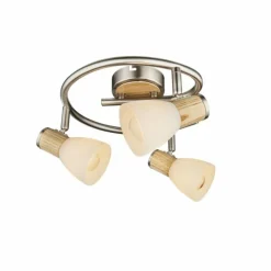 Plafonnier Globo Nickel mat, 3 lumières